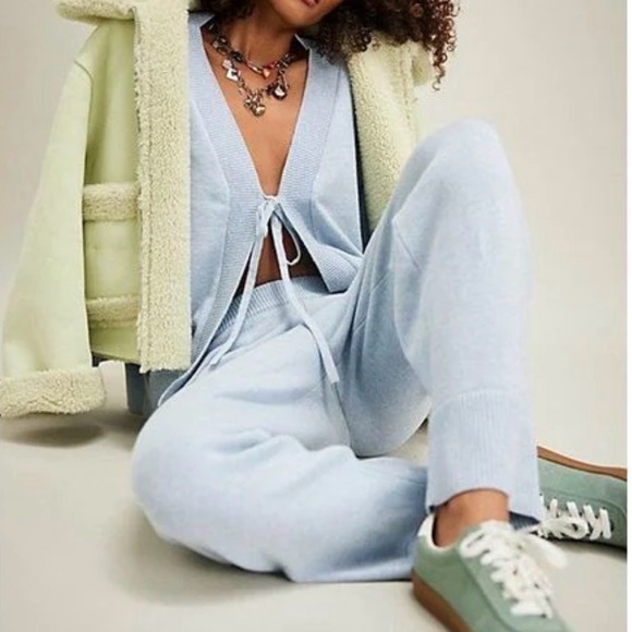 Free People Pants - Free People NWT  Natural Solar  Cardigan & Pants Set XL